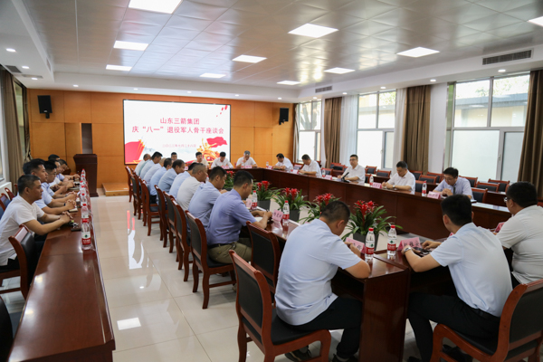 三箭集團(tuán)召開(kāi)慶?！鞍艘弧苯ㄜ姽?jié)退役軍人骨干座談會(huì)